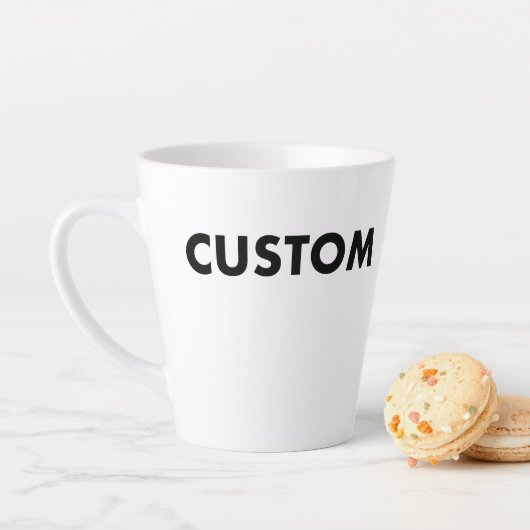 Custom Latte Mug Blank Template - 12oz カフェラテマグ (インサイチュ)