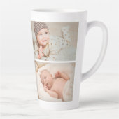 Custom Latte Mug with Four-Photo Collage カフェラテマグ (右)