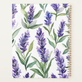Custom Lavender Flowers 2026 Planner プランナー手帳 (裏面)