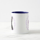 Custom lavender french bulldog mug Photo マグカップ (中央)
