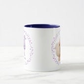 Custom Lavender Poodle Mug Photo Personalized マグカップ (中央)