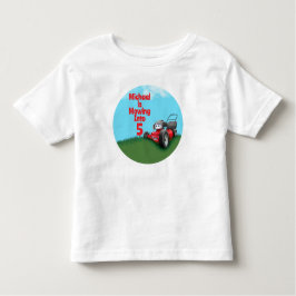 Custom Lawn Mower Birthday トドラーTシャツ