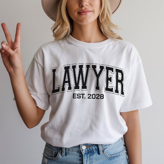 Custom Lawyer Shirt, Law School Graduation Gift Tシャツ
