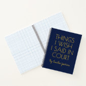 Custom Legal Notebook Gift for Lawyers & Graduates ノートブック (内部)