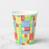 Custom Lego Themed Birthday Party Paper Cups  紙コップ (裏面)