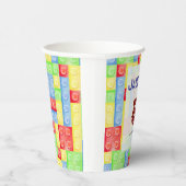 Custom Lego Themed Birthday Party Paper Cups  紙コップ (右)