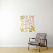 Custom Lemon Baby Shower Backdrop, Italian Lemon  タペストリー (インサイチュ)