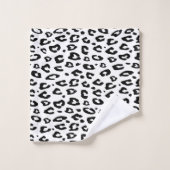 Custom leopard spot pattern bathroom towel set バスタオルセット (ウォッシュタオル)