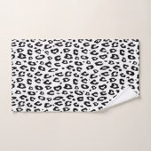 Custom leopard spot pattern bathroom towel set バスタオルセット (ハンドタオル)