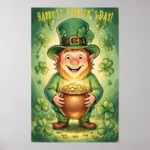 Custom Leprechaun Gnome Happy St. Patrick's Day 