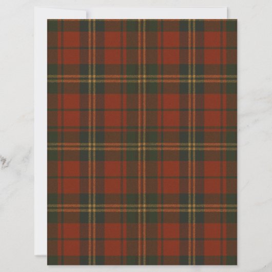 Custom Letter from Santa for Kids Christmas Plaid (裏面)