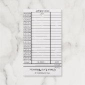 CUSTOM Library Card- Old School  ギフトタグ (裏面)