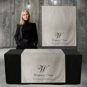 Custom Linen Business Table Runner Banner Script タペストリー