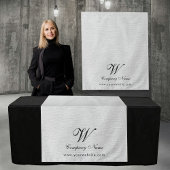 Custom Linen Business Table Runner Banner Script タペストリー