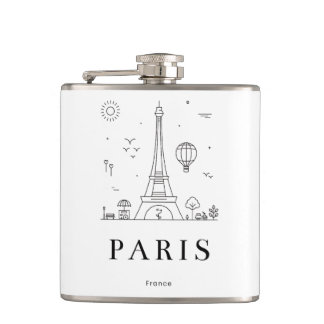 Custom Liquor Flask – Personalized Vinyl Flask for フラスク