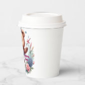 Custom Little Ballerina Bear Birthday Paper Cups 紙コップ (左)