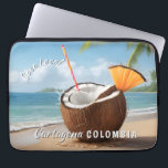 Custom Location Coco Loco ラップトップスリーブ<br><div class="desc">Change the text fields as you wish. Using the editing tool,  you can also change the fonts and their sizes and colors as you wish. See my store for more custom tropical items.</div>
