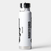 Custom Location & Name Connecticut ウォーターボトル (右面)