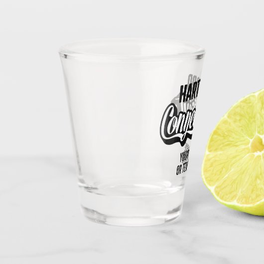 Custom Location & Text Connecticut ショットグラス (左)