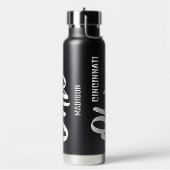 Custom Location & Text Ohio ウォーターボトル (左面)