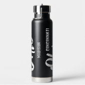 Custom Location & Text Ohio ウォーターボトル (右面)