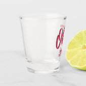 Custom Location & Text Ohio ショットグラス (左)