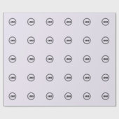 Custom logo ラッピングペーパー (フラット)