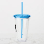Custom Logo Acrylic Tumbler with Straw No Minimum アクリルタンブラー (右)