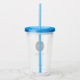 Custom Logo Acrylic Tumbler with Straw No Minimum アクリルタンブラー