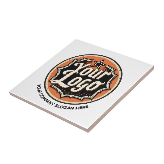 Custom Logo and Text Business タイル (側面)