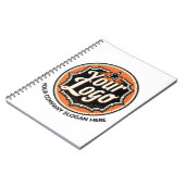 Custom Logo and Text Business ノートブック (左側)