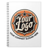 Custom Logo and Text Business ノートブック (正面)