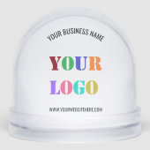 Custom Logo and Text Business Gift Snow Globe (正面)