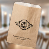 Custom Logo and Text Kraft Paper Bag フェイバーバッグ
