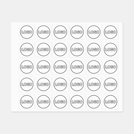 Custom Logo and Text Square Fabric Clothing ラベル (シート)