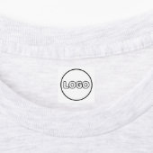 Custom Logo and Text Square Fabric Clothing ラベル (貼付)