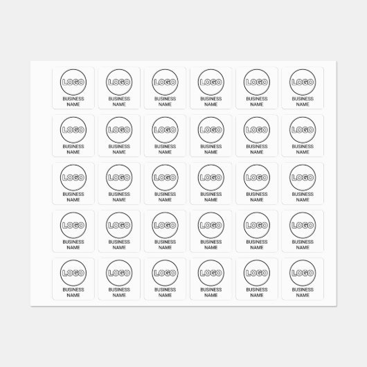 Custom Logo and Text Square Fabric Clothing Labels ラベル (シート)