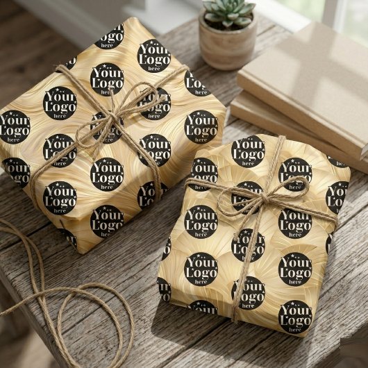 Custom Logo Branded Business Company Packaging 薄葉紙