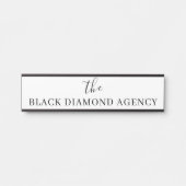 Custom Logo | Branded Company Name Display サインプレート (正面)