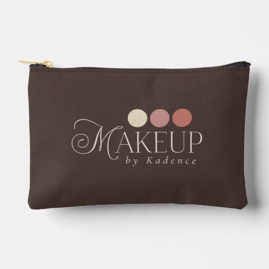 Custom Logo Branded Makeup Artist Cosmetic Bag アクセサリーポーチ (正面)