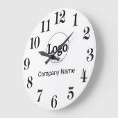 Custom Logo Branding Business Promotional Gift ラージ壁時計 (傾斜)