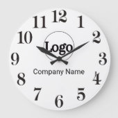 Custom Logo Branding Business Promotional Gift ラージ壁時計 (正面)