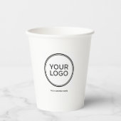 Custom Logo | Business Branding 紙コップ (正面)
