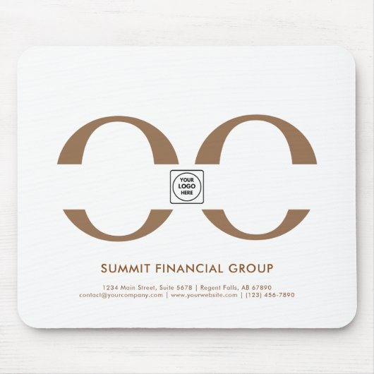 Custom Logo Business Branding mouse pad マウスパッド (正面)