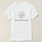 Custom Logo Business Company Technician Employee Tシャツ (デザイン正面)