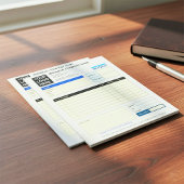 Custom Logo Business Invoice Order Form  ノートパッド