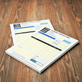 Custom Logo Business Invoice Order Form  ノートパッド
