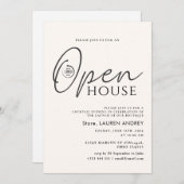 Custom Logo Business Open House Invitation 招待状 (正面/裏面)