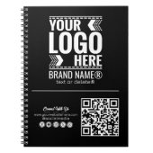 Custom Logo, Business or Brand Logo Personalized  ノートブック (正面)