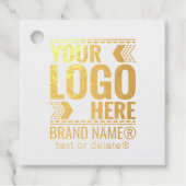 Custom Logo, Business or Brand Logo Personalized フェイバータグ (正面)